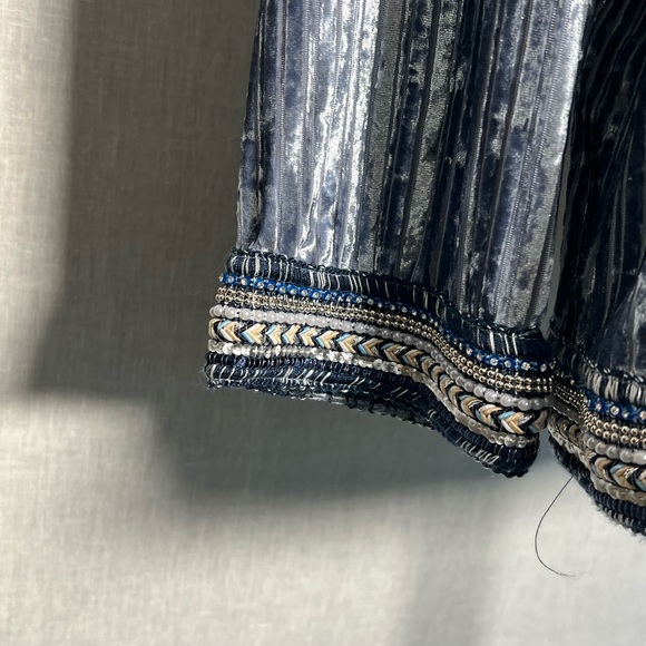 NWT Adore Blue Classy Trim Cardigan- XL - Picture 2 of 11